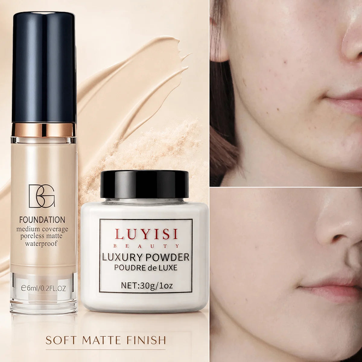 Color-Changing Foundation Stick – Premium Set