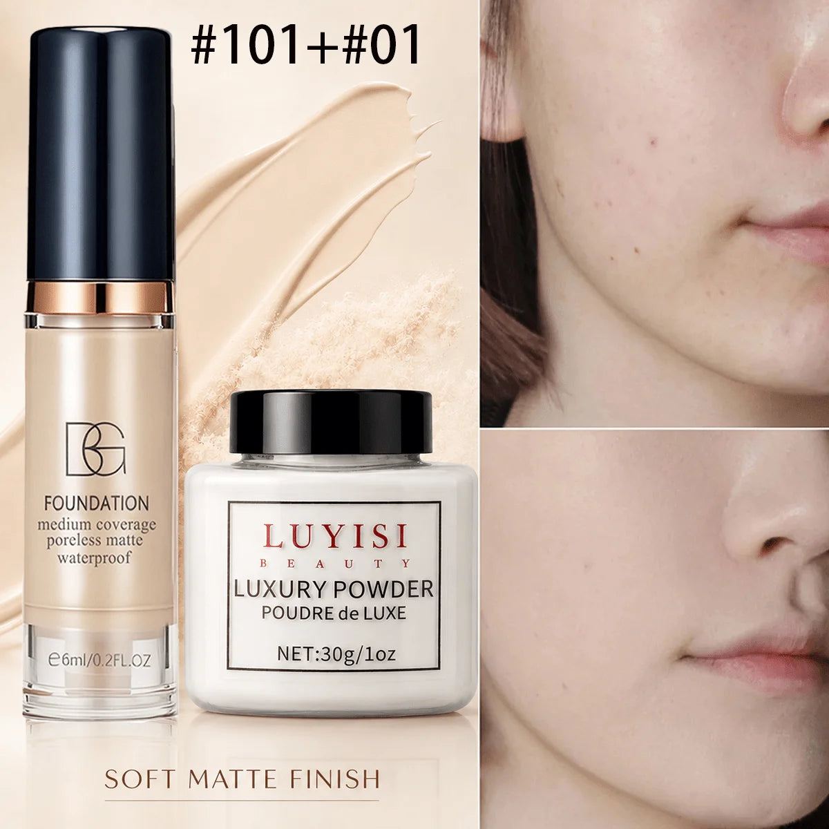 Color-Changing Foundation Stick – Premium Set